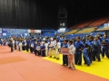 Presentación de equipos antes de comenzar la competencia