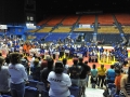Presentación de equipos antes de comenzar la competencia