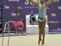 Niña participando en el Caribbean Star Rhytmic Gymnastics Invitational