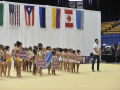 Niñas participantes del Caribbean Star Rhytmic Gymnastics Invitational