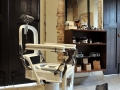 Silla de barbero antigua