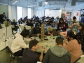 Participantes del taller trabajando en sus proyectos
