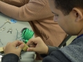 Participantes del taller trabajando en su proyecto