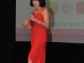Presentadora en tarima
