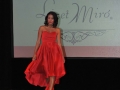 Pasarela en tarima