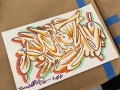 Dibujo hecho por artista residente