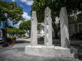 Escultura en honor a los Tres Reyes Magos en la plaza pública en Bayamón. Xavier García / Fotoperiodista (XAVIER GARCIA)