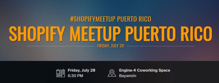 shopify meetup el 28 de julio de 2017