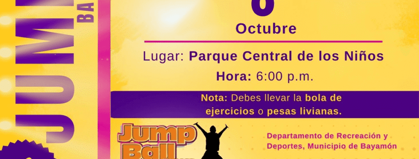 Jump Ball el 8 de octubre de 2025 en el Parque Central de los Niños