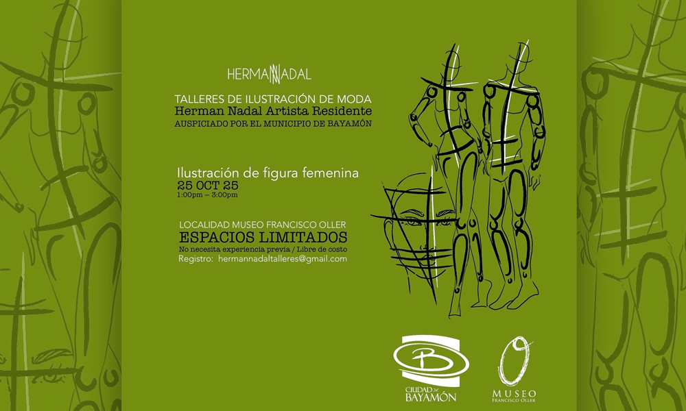 Taller de Ilustracion de Moda el 25 de octubre a las 1PM