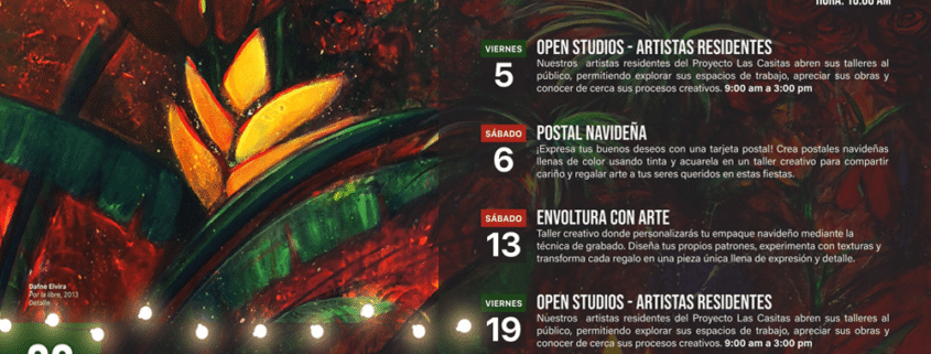 Calendario del Museo Francisco Oller para el Mes de Diciembre 2025